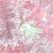 Glitzhome® 5ft Pre-Lit Flocked Pink Artificial Christmas Porch Tree, Multi-color LED Lights